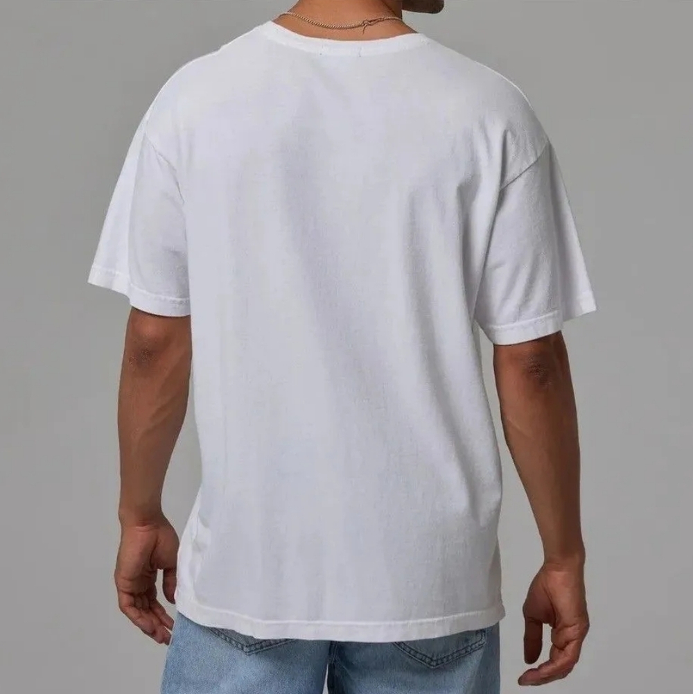 493. Talentless Drop Shoulder Tee | Color: White - Picture 2 of 12